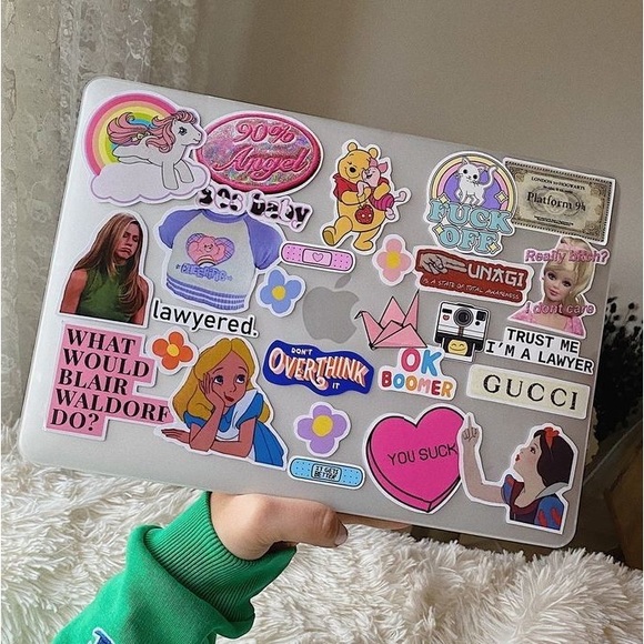 15 Stickers Mystery Box 15/$10 🖤 15 Assorted Tie Dye Aesthetic Stickers - Picture 3 of 5